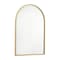 Flash Furniture Mila 20in x 30in Arched Metal Framed Wall Mirror, Gold HMHD-23M006YBN-GLD-GG - alternate 5